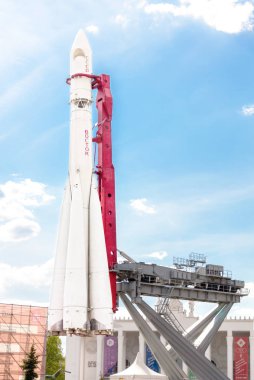 Vostok uzay gemisi başlatıcısı VDKNh Park Moskova'da karmaşık