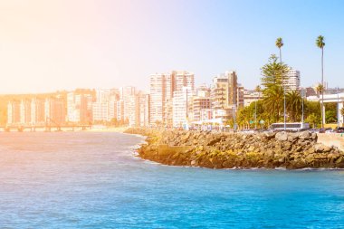 Göle Vina del Mar, Şili için görüntüleyin