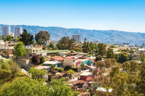 Casas em Vina del Mar, Chile — Fotografia de Stock