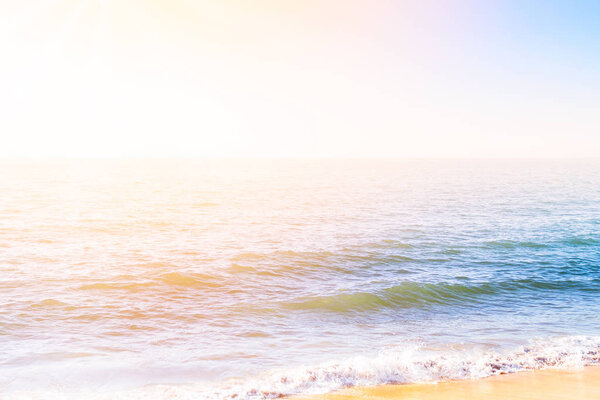 Ocean waves near the bank
