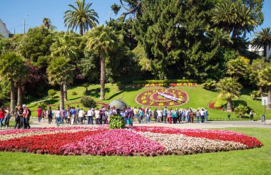 Çiçek saat (Reloj de Flores) Vina d bakarak turist