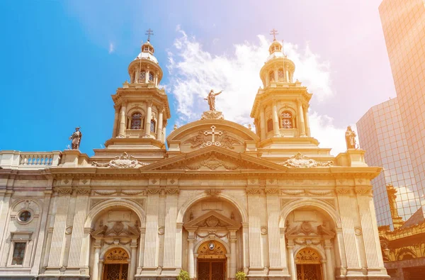 Catedral Metropolitana de Santiago, Chile — Zdjęcie stockowe