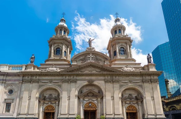 Catedral Metropolitana de Santiago, Cile — Foto Stock