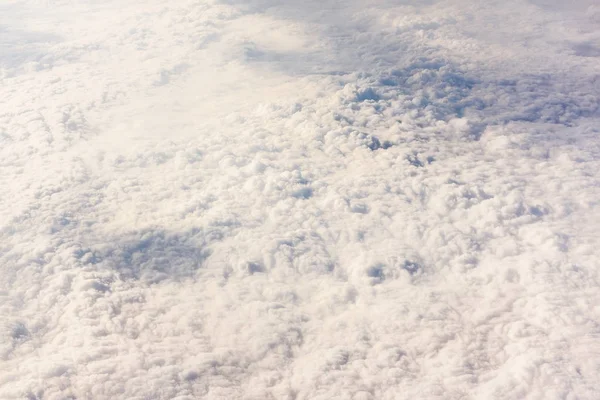 Cloudy sky from the airplane — Stock Photo, Image