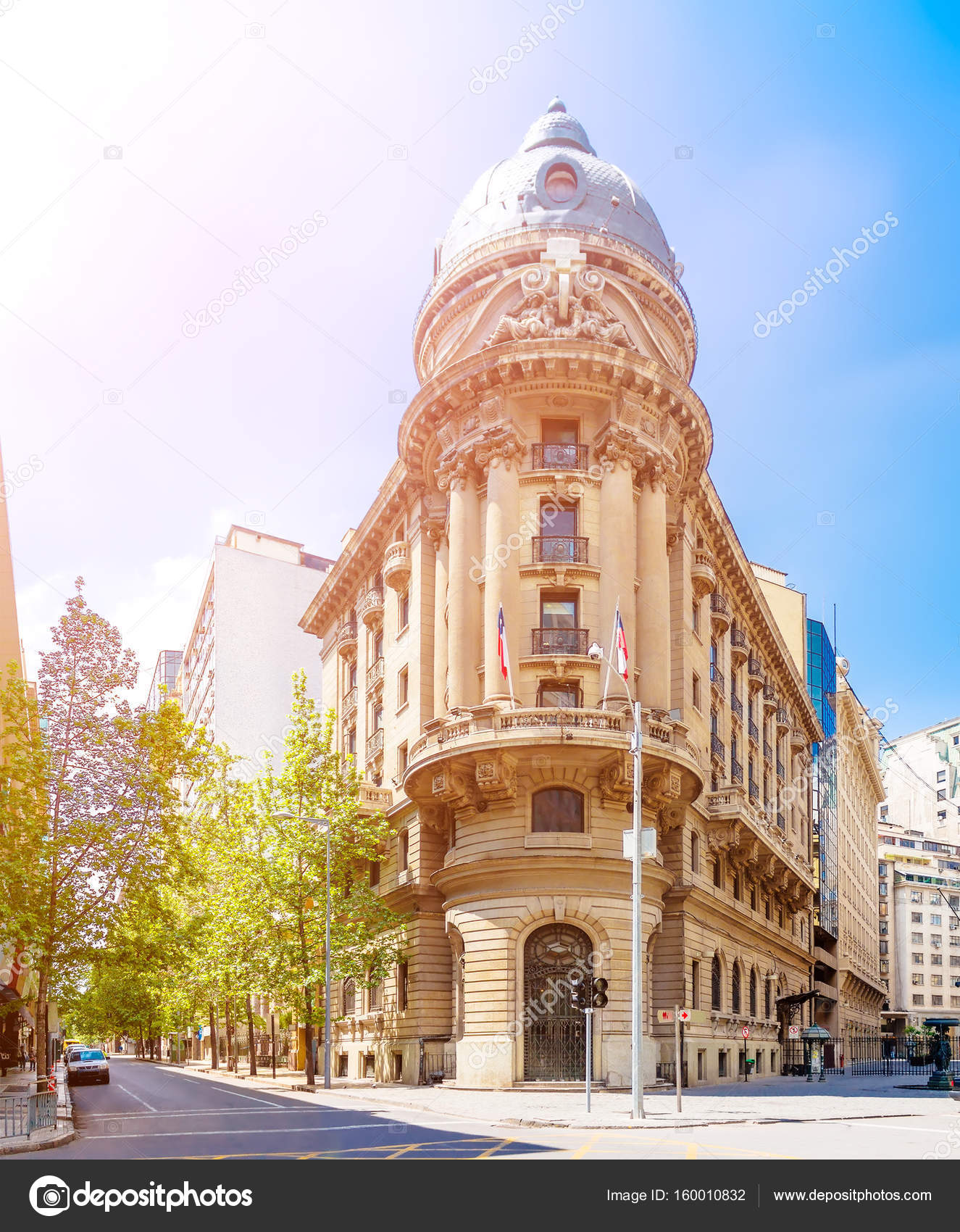 Stock Exchange In Santiago Chile Stock Photo Image By C Wastesoul 160010832