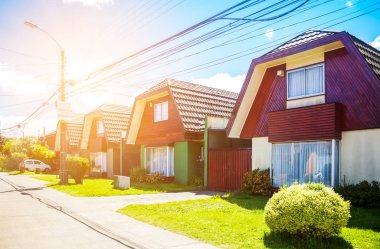 Valdivia Şili evlerde