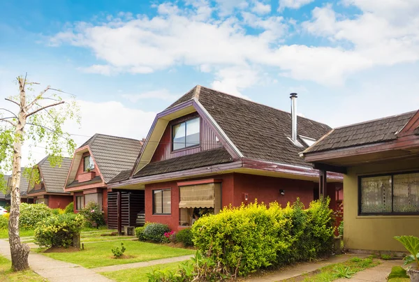 Typical chilean houses — Stock Photo, Image