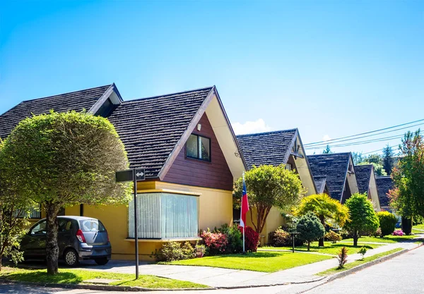 Bairro em Valdivia — Fotografia de Stock