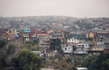 Valparaiso, yağmurlu bir gün
