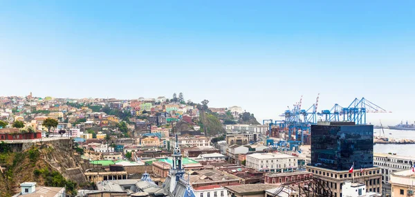 Panoramablick auf den Valparaiso — Stockfoto