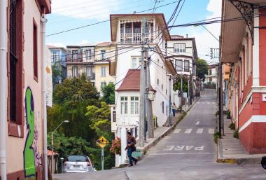 Valparaiso sokakta