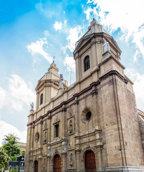 Chiesa di Santo Domingo a Santiago del Cile — Foto Stock