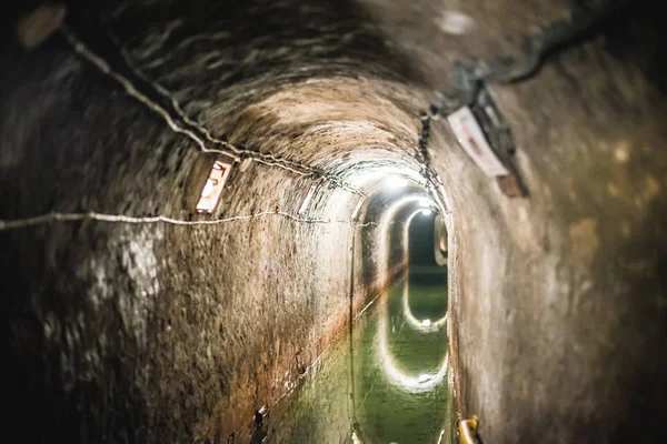 Glida av silver mine, Tarnowskie Gory, upptagen på Unescos världsarvslista Royaltyfria Stockbilder