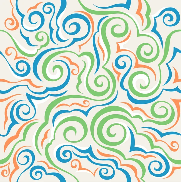 Vector abstracte kalligrafische ornamenten — Stockvector