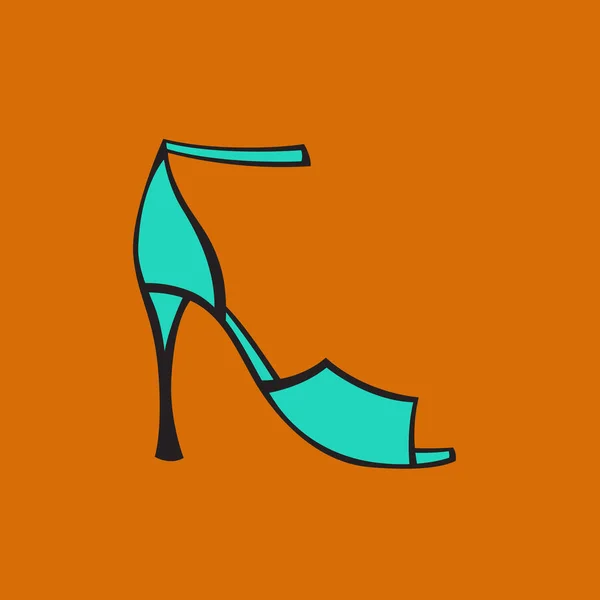 Διάνυσμα στυλιζαρισμένη Γυναικεία παπούτσια — Διανυσματικό Αρχείο
