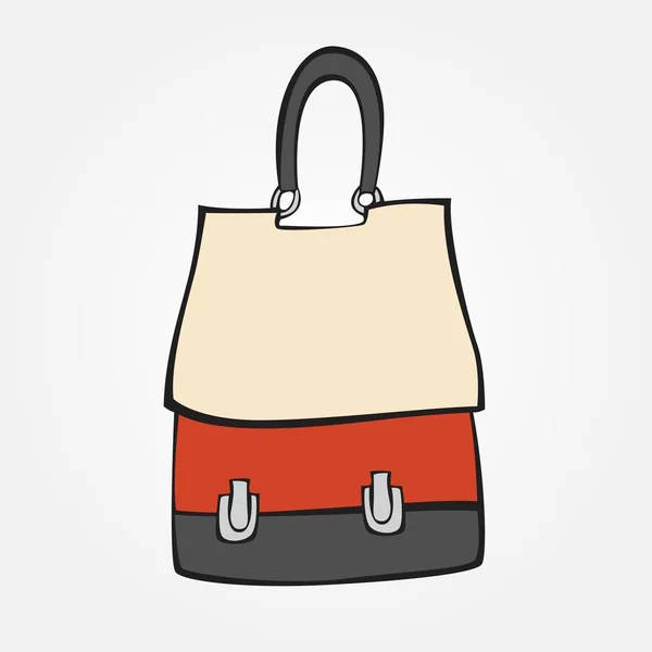 Vektor bunte Handtasche — Stockvektor