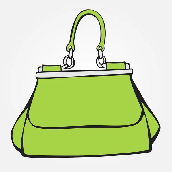 Vektor bunte Handtasche — Stockvektor