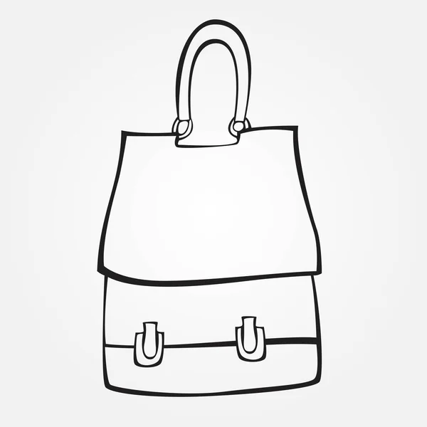Vektor stilisierte Handtasche — Stockvektor