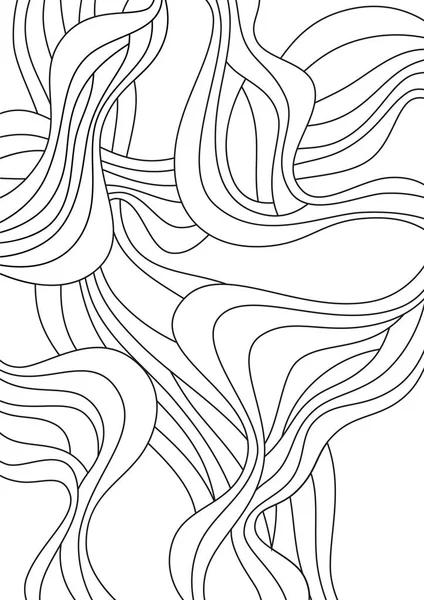 Vector Abstracte Zwart Wit Patroon — Stockvector