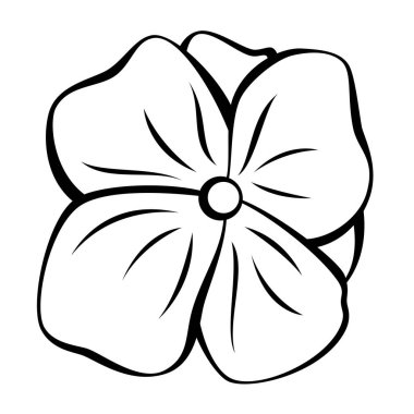 beyaz zemin üzerinde vektör çiçek