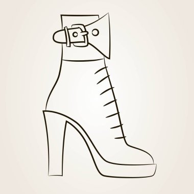 vektör resmi biçimlendirilmiş ayakkabı