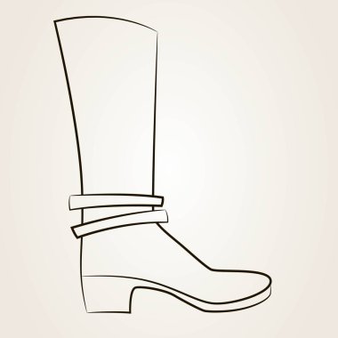 vektör resmi biçimlendirilmiş ayakkabı