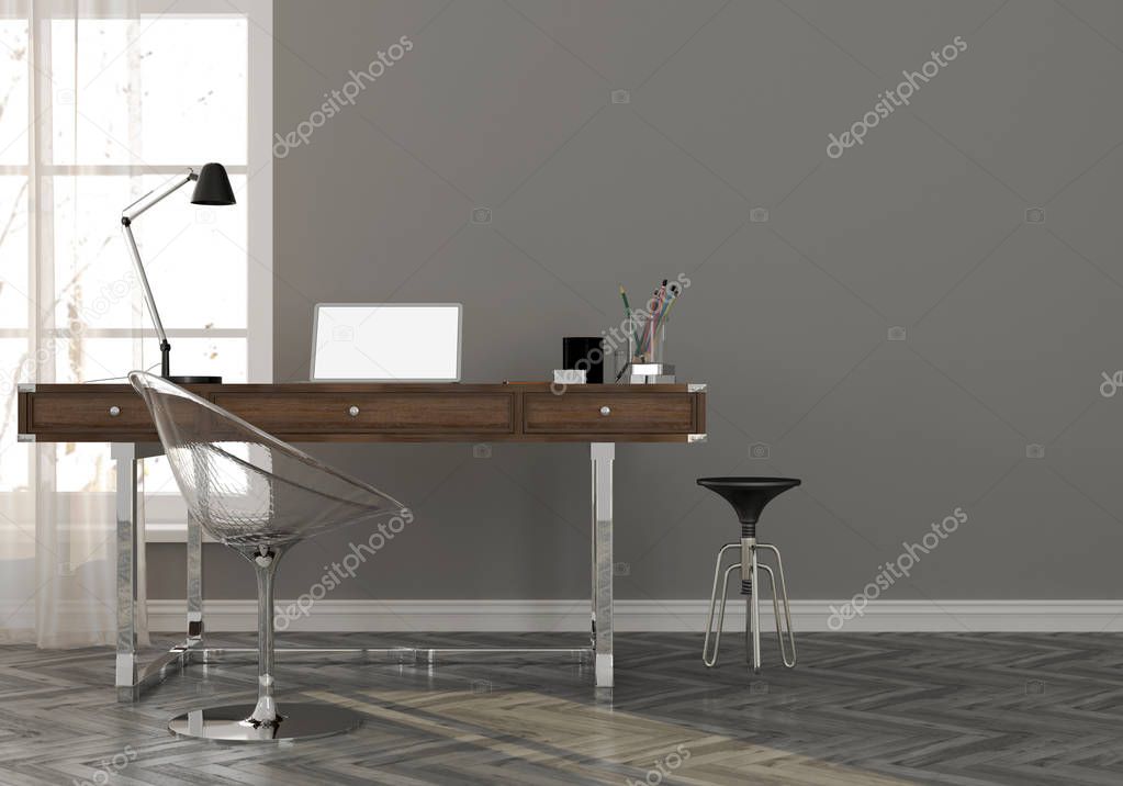 Cabinet in minimalistic style