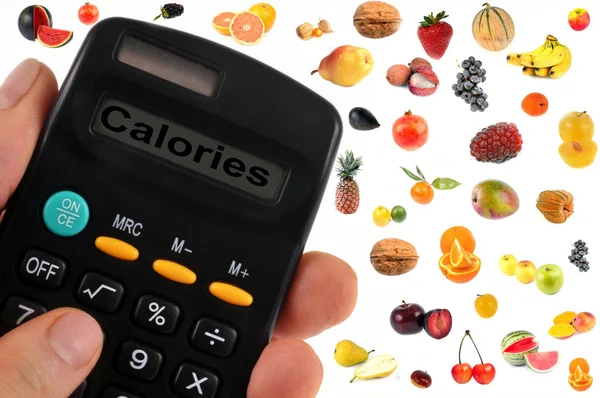 Calcul Des Calories Fruits — Photo