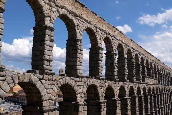 Segovia Romerska Akvedukten Spanien — Stockfoto