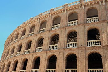 İspanya 'nın Valencia şehrindeki boğa güreşi.