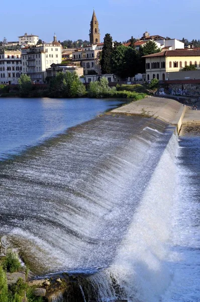 Orillas Del Río Arno Florencia — Foto de Stock