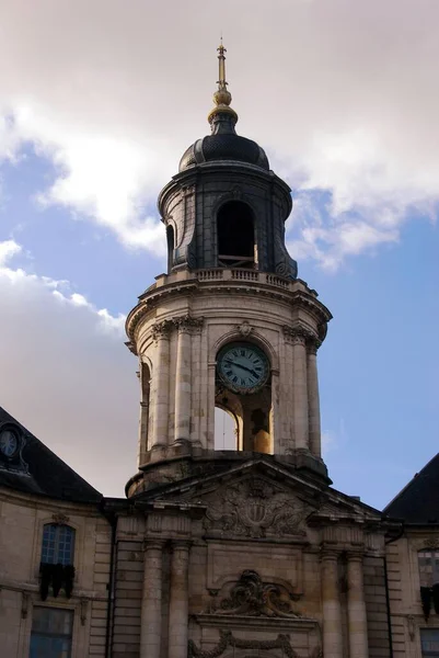 Cupola Del Municipio Con Suo Orologio Rennes Bretagna — Foto Stock