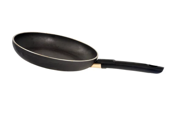 Frying Pan Close White Background — Stock Photo, Image