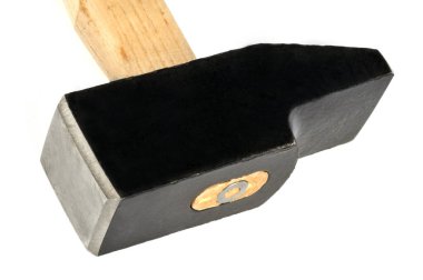 Çekiç beyaz arkaplanı kapat 