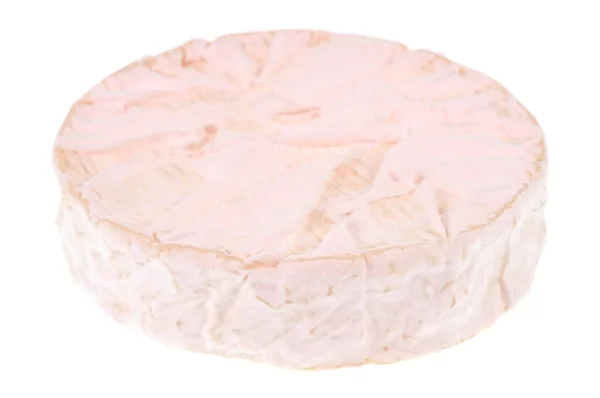 Beyaz Arkaplanda Tüm Camembert Kapat — Stok fotoğraf