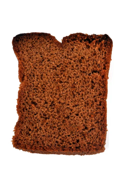 Gingerbread Slice Close White Background — Stock Photo, Image