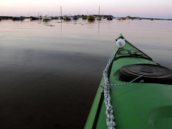 Kayaker Nel Golfo Morbihan — Foto Stock