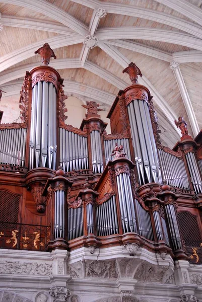波尔多圣安德烈大教堂的大型器官 — 图库照片