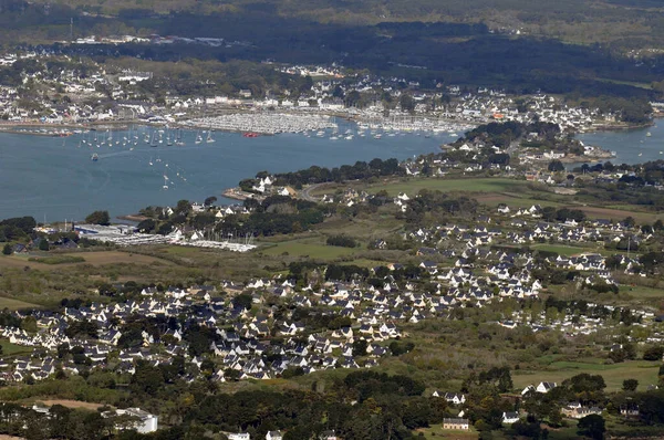 Luftaufnahme Von Saint Philibert Der Bretagne — Stockfoto
