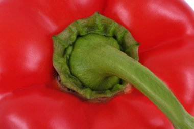 Kırmızı biber arka planda kapat