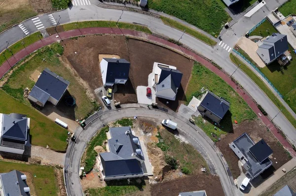 Aerial View Housing Estate Vannes Brittany — Stock Photo, Image
