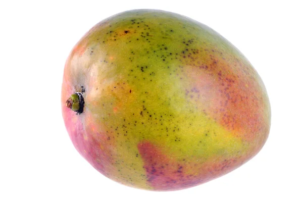 Reife Mango Nahaufnahme Auf Weißem Hintergrund — Stockfoto