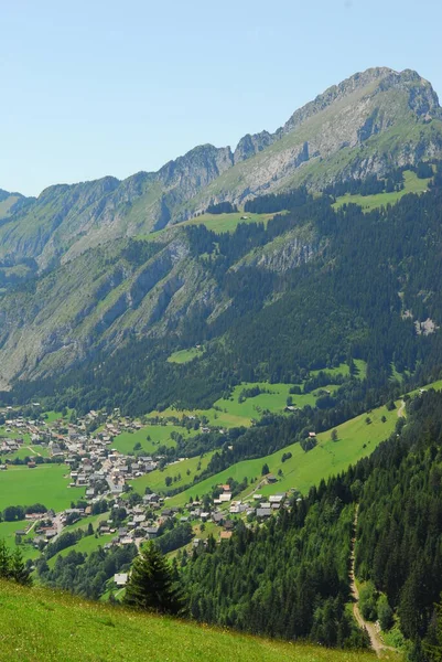 Kapellet Abondance Haute Savoie — Stockfoto