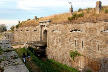 Normandiya 'nın Chausey adasındaki Matignon Kalesi
