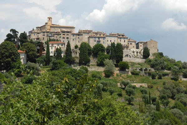 Aldeia Carros Nos Alpes Haute Provence — Fotografia de Stock