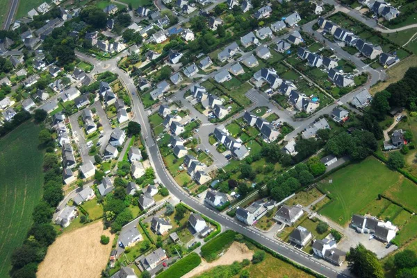 Aerial View Saint Ave Brittany — Stock Photo, Image