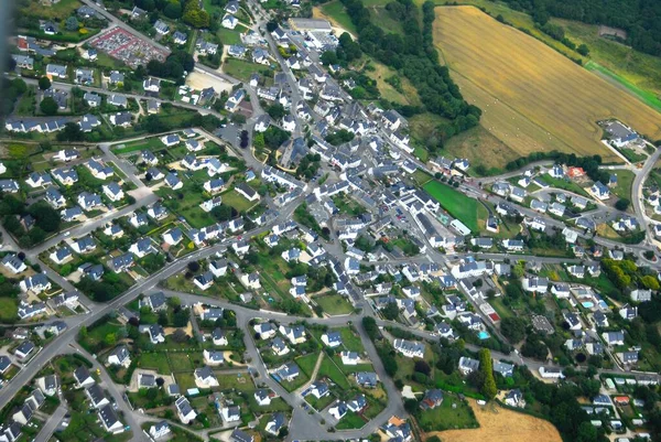 Aerial View Saint Ave Brittany — Stock Photo, Image