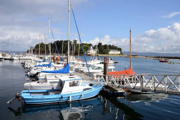 Douarnenez Tristan Island Kikötője Bretagne Ban — Stock Fotó