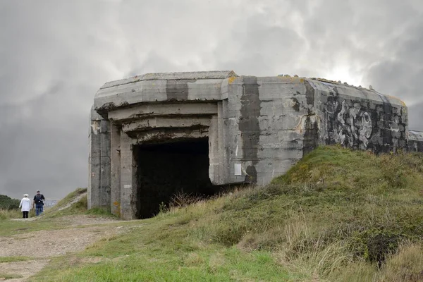 Brittany Deki Pointe Pen Hir Deki Blockhouse — Stok fotoğraf