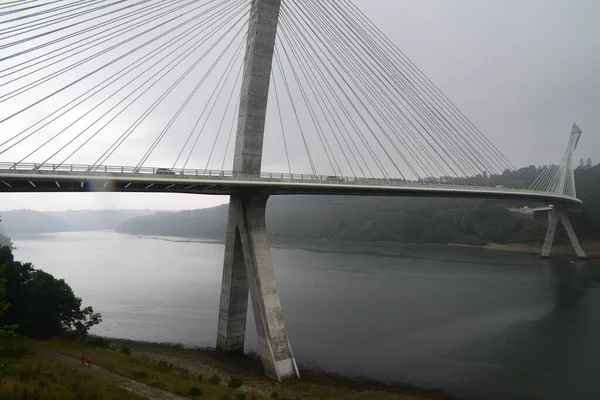 Ponte Terenez Finistere — Foto Stock